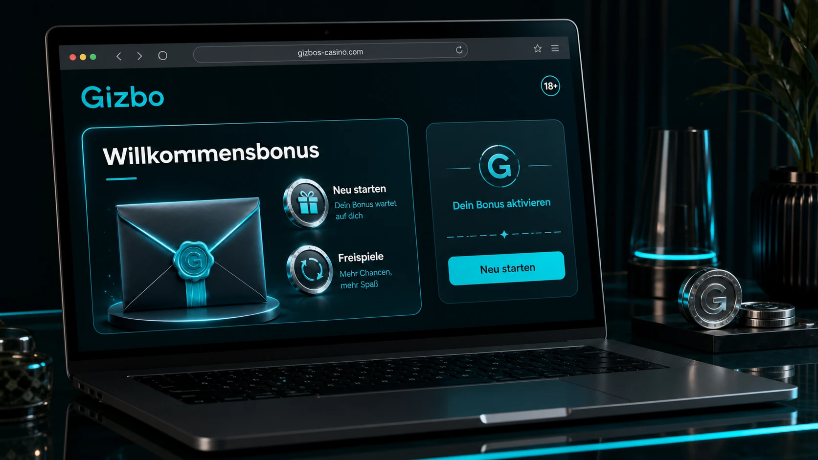 Gizbo Casino Willkommensbonus für neue Spieler